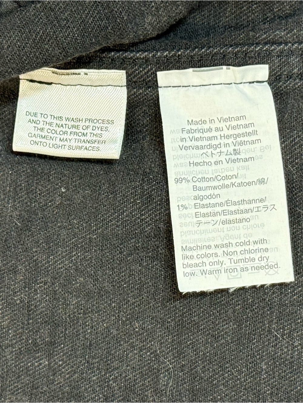 J.Crew Mercantile Charcoal Black Denim Trucker Jacket | Size S - Picture 14 of 16
